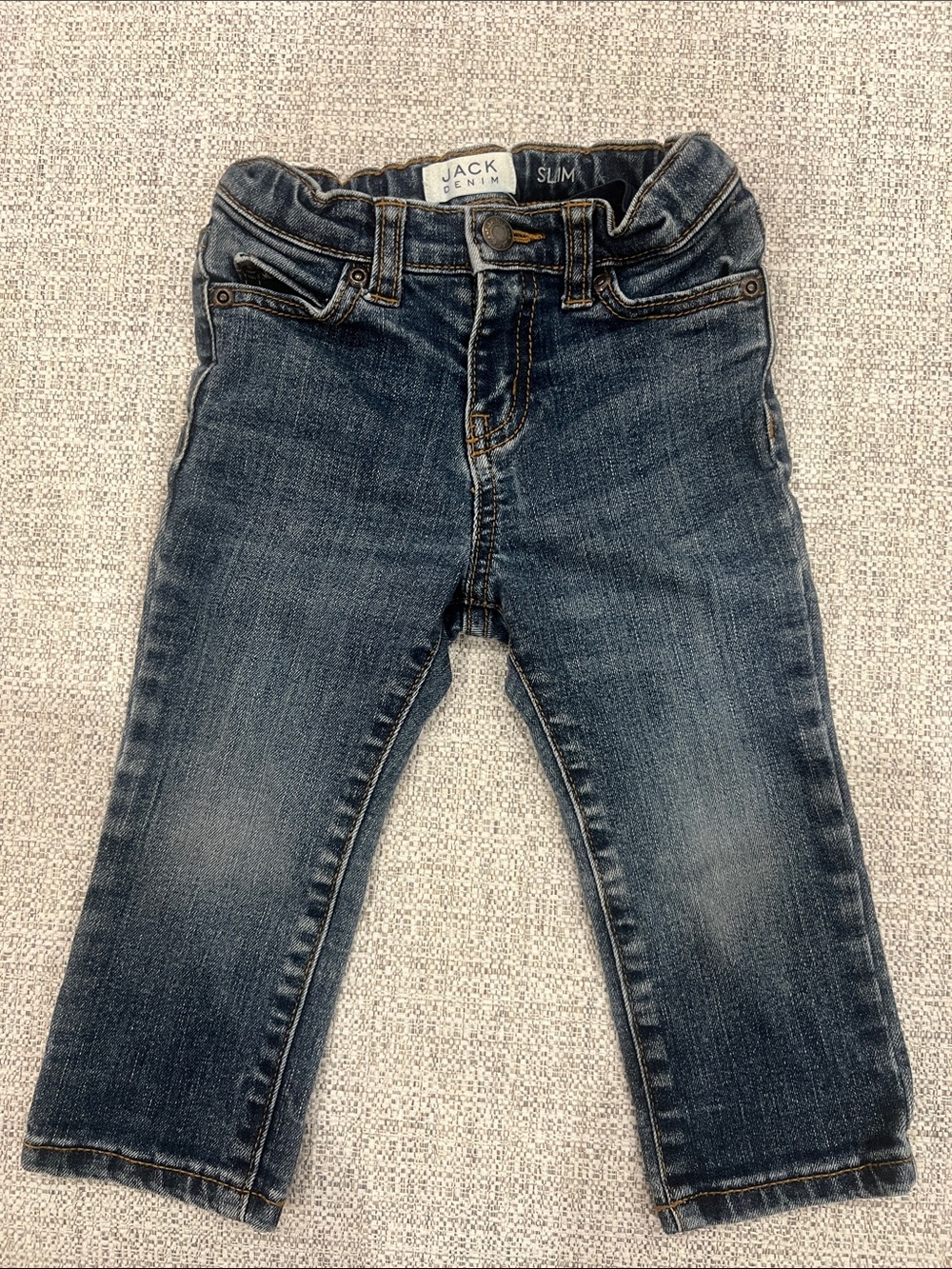 Janie and Jack Dark Wash Slim Kids Jeans